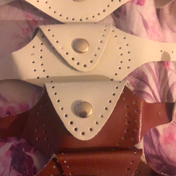 wrist wallet leather purse wristband handmade by meee I craft put it on purse - Picture 6 of 7